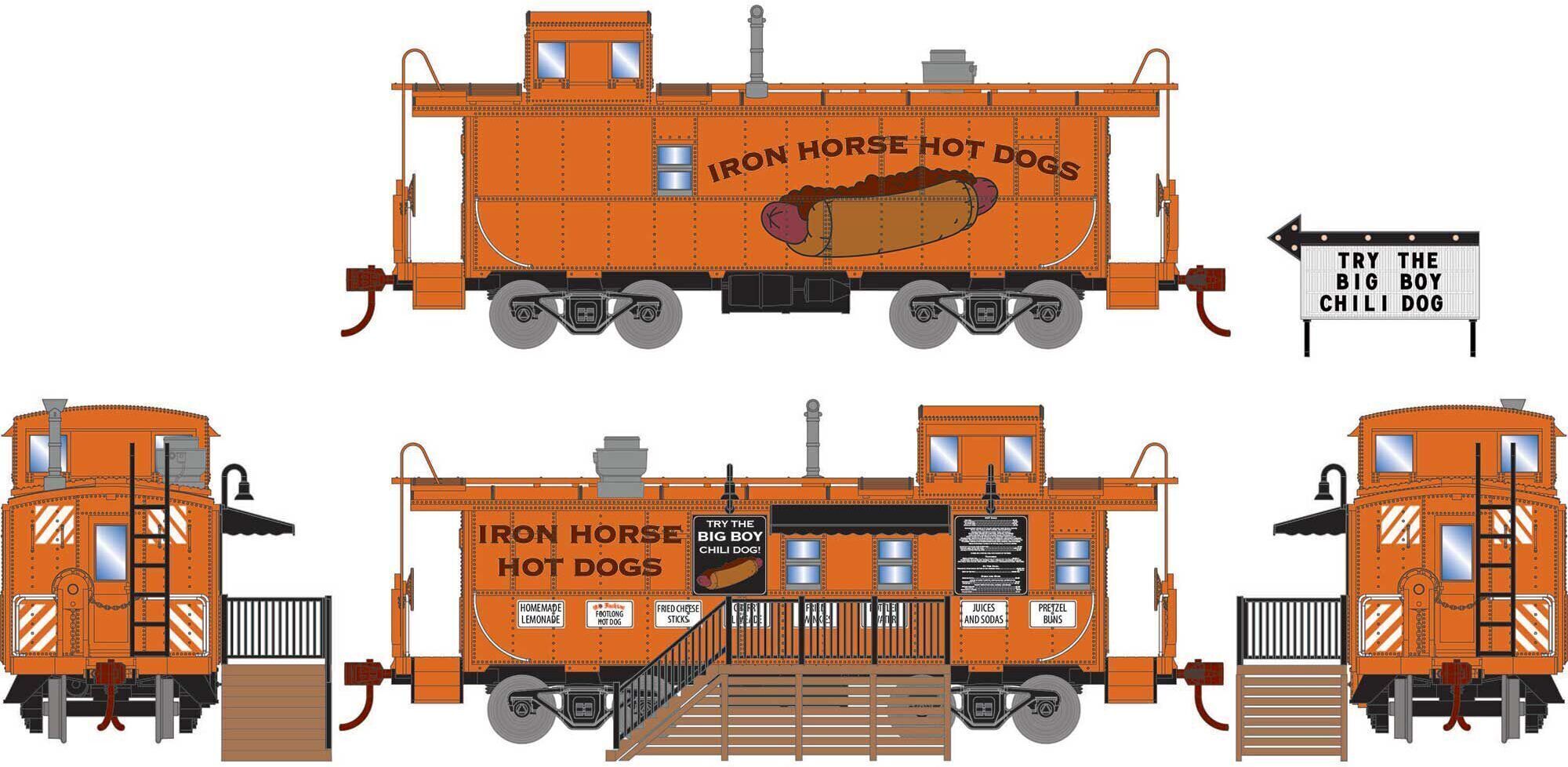 CVR Picture for Iron Horse Hot Dogs Caboose Set