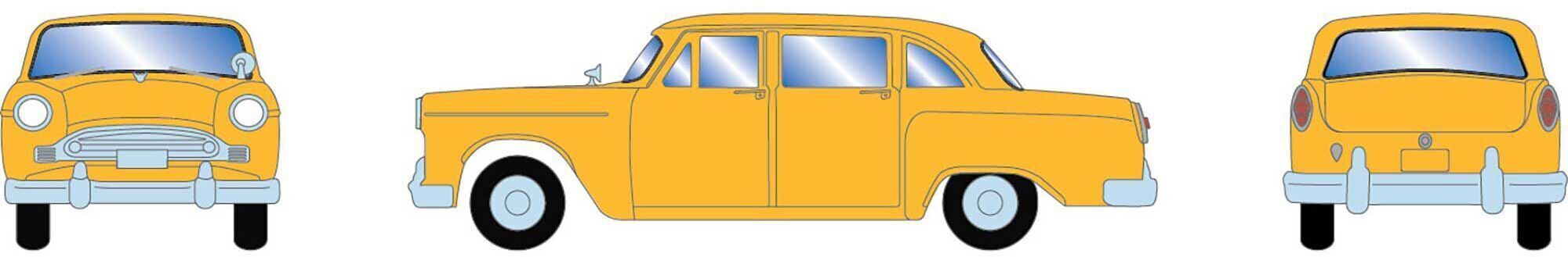 CVR Picture for 1950's Sedan Yellow