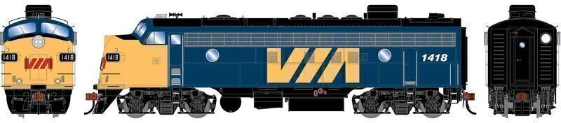 CVR Picture for FP7 VIA Rail #1403 w/DL