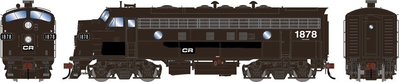 CVR Picture for F7A CR/exPennCentral #1878 w/DS