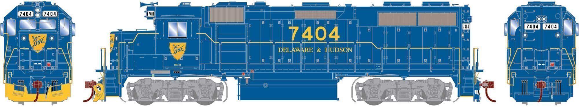 CVR Picture for GP39-2 D&H #7404 w/DS