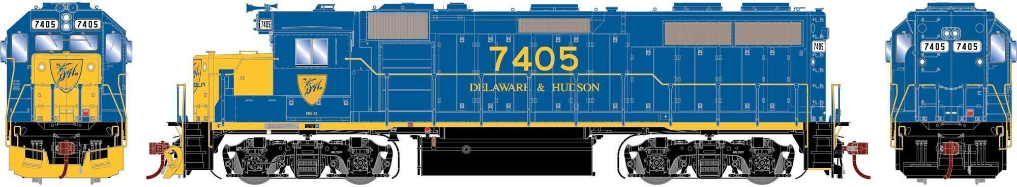 CVR Picture for GP39-2 D&H #7405 w/DS