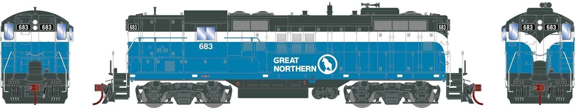 CVR Picture for GP9 Great Northern #683 w/DS