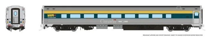 CVR Picture for Budd coach VIA Rail/HEP2 Econo#4111