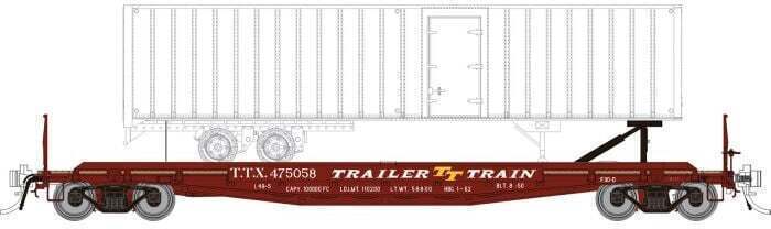 CVR Picture for 50' flat F30D TTX/Late w/Trailer