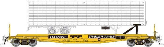 CVR Picture for 50' flat F30D TTX/Yell w/trailer