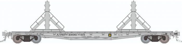 CVR Picture for F30D CWR Rail car ATSF 6pk