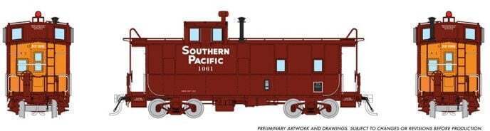 CVR Picture for C-40-3 caboose SP #1221 mid1960's+
