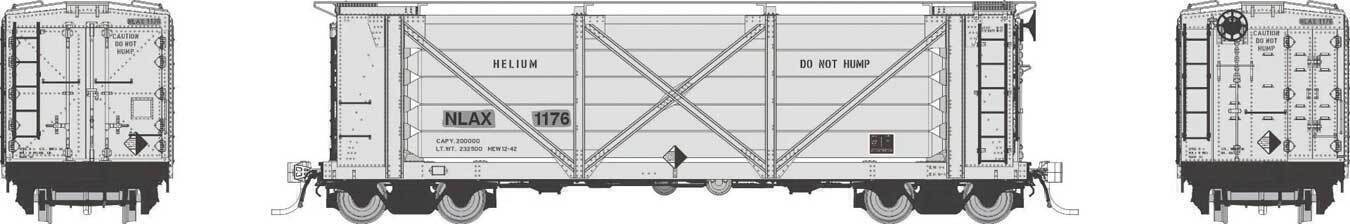 CVR Picture for ACF Helium car NASA/All Silver 6pk