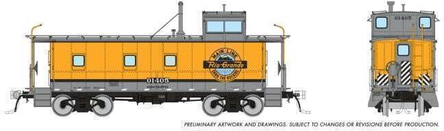 CVR Picture for D&RGW caboose SingStripe #01459