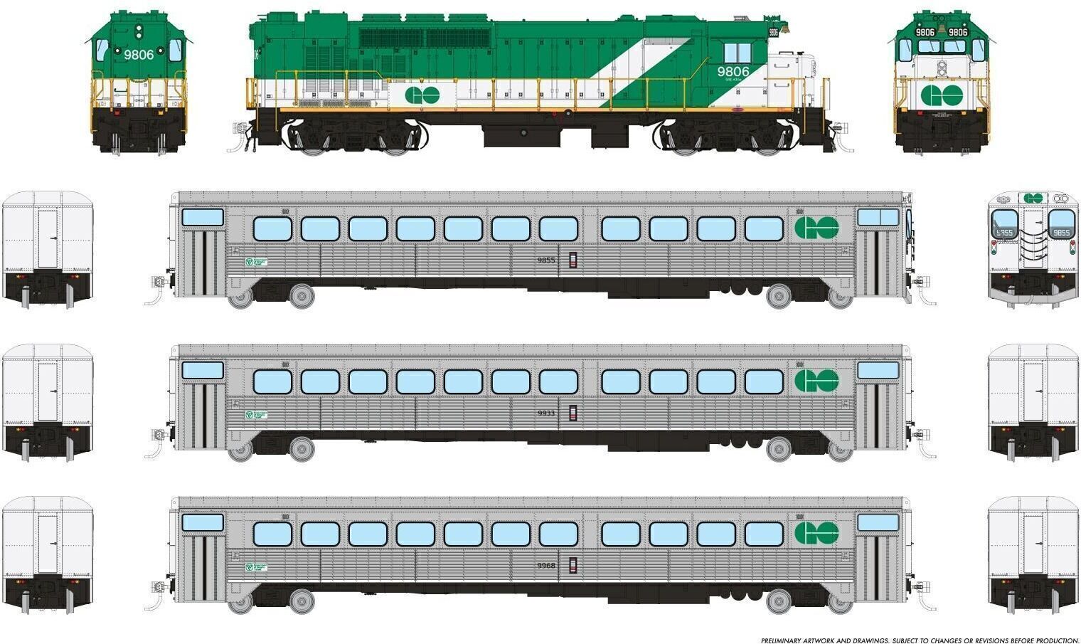 CVR Picture for GO Transit Set Early Green#2