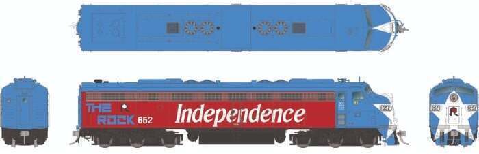CVR Picture for E8A RI - Bicentennial: #652 w/DS