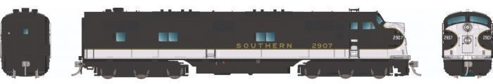 CVR Picture for EMD E7A Sou Blk #2908 w/DS