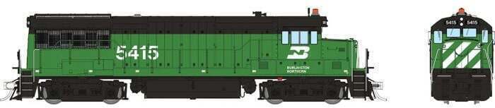 CVR Picture for U25B BN #5423 w/DS