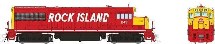 CVR Picture for U25B RI/Red&yellow #243 w/DS