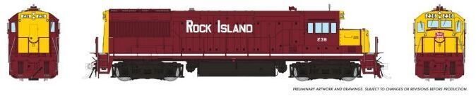 CVR Picture for U25B Rock Island #236 w/DS +1970s