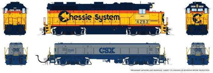 CVR Picture for GP39 M+S CSX Patch #4287/1042 w/DS