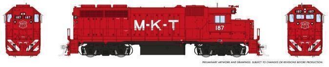 CVR Picture for GP40 MKT/Red #187 w/DS