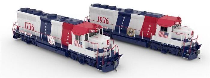 CVR Picture for GP40 WP/Bicentennial #1776/1976w/DS