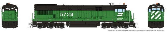 CVR Picture for U33C BN #5738 w/DS