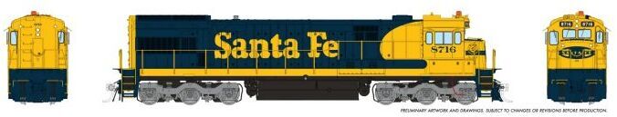 CVR Picture for U36C SantaFe/YellowWB #8721 w/DS
