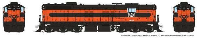 CVR Picture for SD7 Bessemer&LakeErie #454 w/DS
