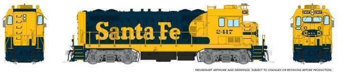 CVR Picture for ATSF CF7 Sq Cab Yel Warb #2443