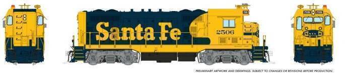 CVR Picture for ATSF CF7 Sq Cab Yel Warb #2517