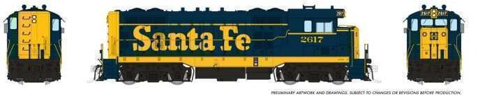 CVR Picture for ATSF CF7 Rd Cab Yel Pinstr #2620