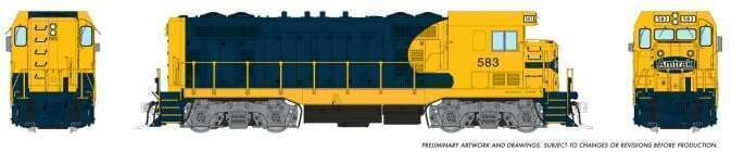 CVR Picture for ATSF CF7 Sq Cab Amtrak ATSF #583