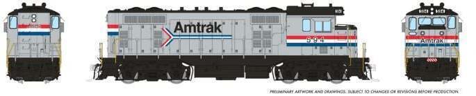 CVR Picture for ATSF CF7 Rd Cab Amtrak Phase 3 #594