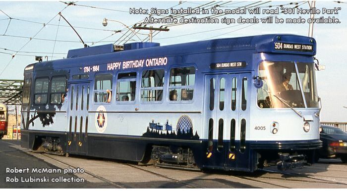 CVR Picture for CLRV TTC HB Ont #4005