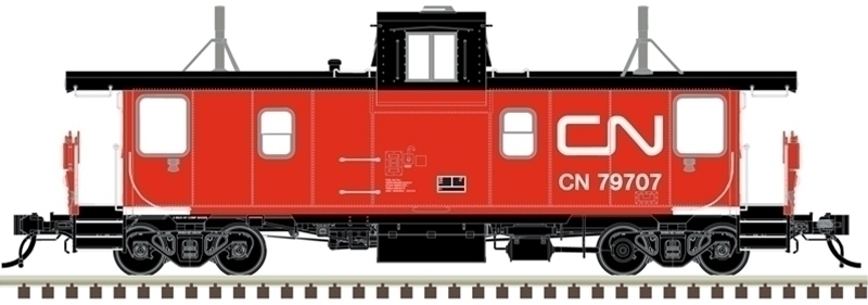 CVR Picture for PSC Caboose CN/WhtStripe #79703