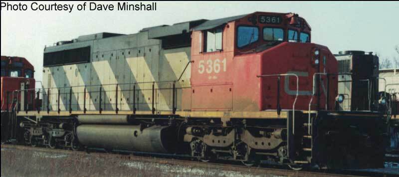 CVR Picture for SD40-2W CN #5357 noDyn stripes