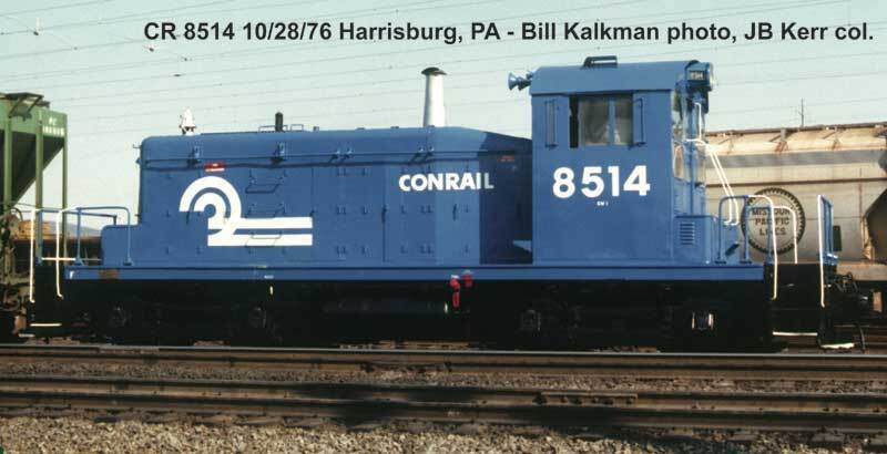 CVR Picture for SW1 Conrail/exPRR PhIII #8514 w/DS