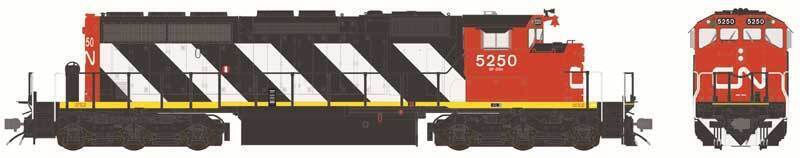 CVR Picture for SD40-2W CN/asDel w/DB #5250