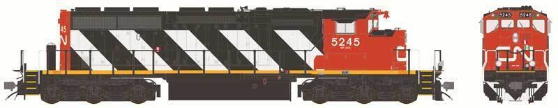 CVR Picture for SD40-2W CN/Stripes #5248 w/DS 1990s
