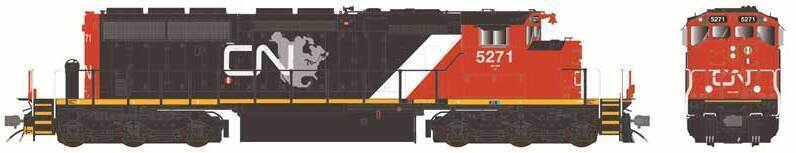 CVR Picture for SD40-2W CN/Map #5272 w/DS 1990s