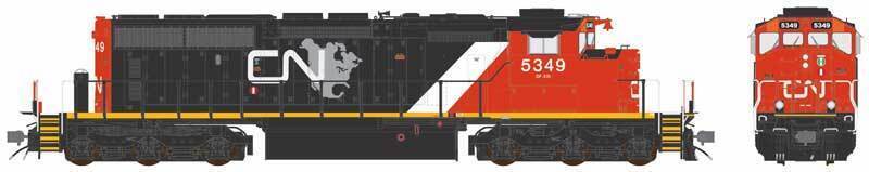 CVR Picture for SD40-2W CN/Map w/StAirL #5349 w/DS