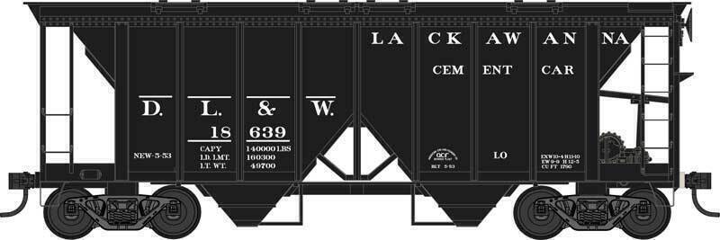CVR Picture for 70ton 2bay covhop DL&W #18639