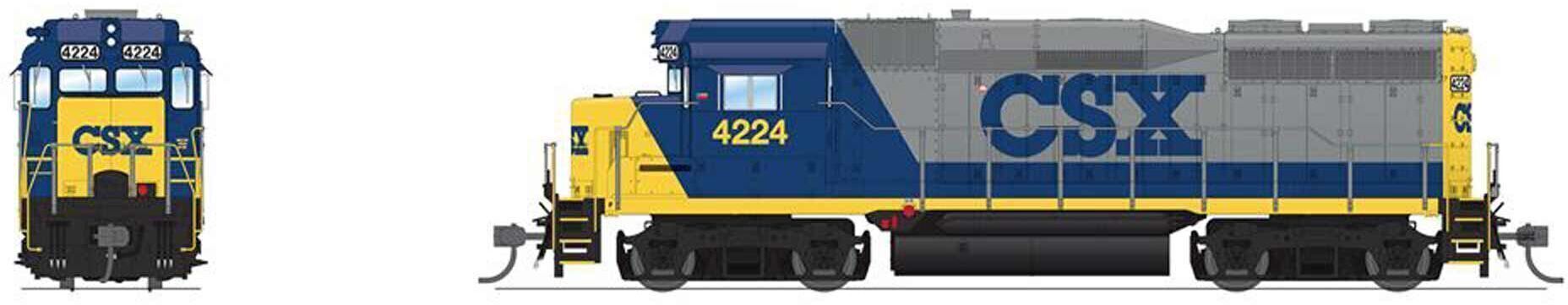 CVR Picture for GP30 CSX #4224 YN2 w/P4