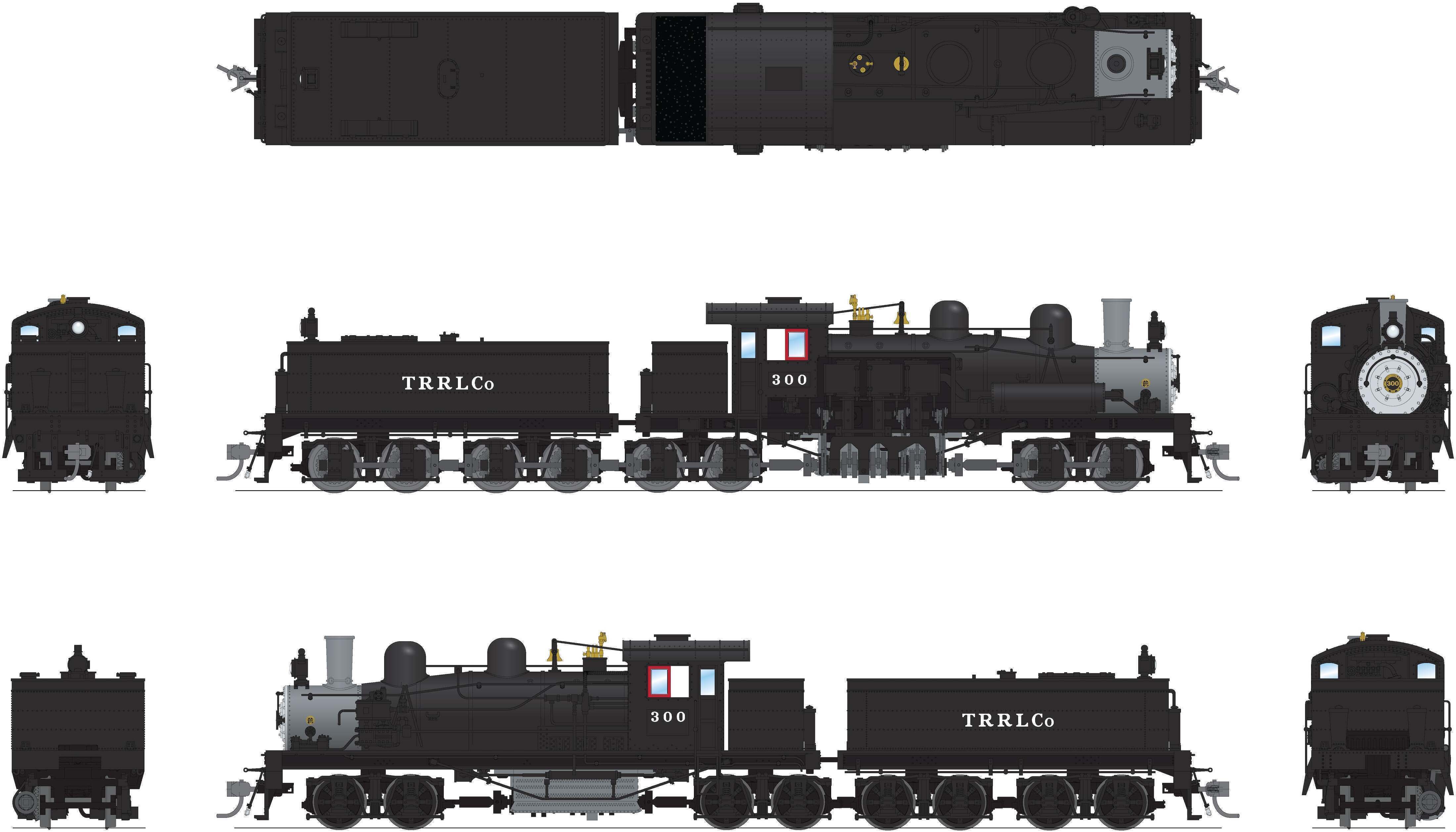 CVR Picture for ClassD 4-Truck Shay RedRiv#300 w/P4