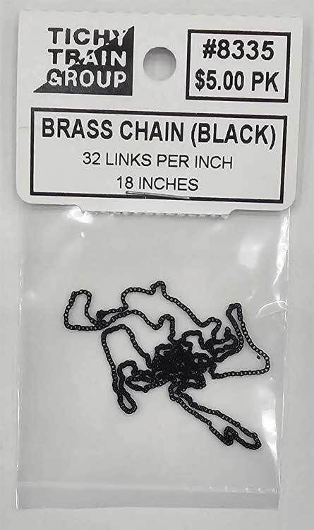 CVR Picture for Brass Chain Black 32links/in 18in