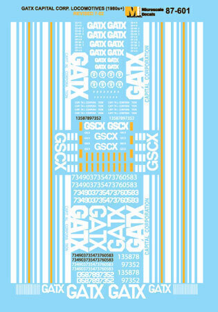 CVR Picture for Decal - GATX Leasing Capital Diesel