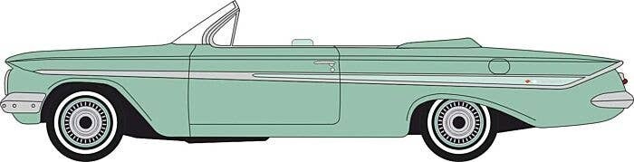 CVR Picture for 1961 Chev Impala Conv Arbor Green