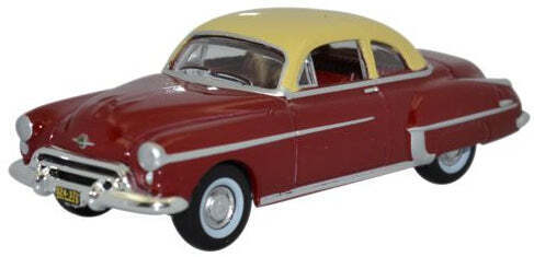 CVR Picture for 1950 Olds Rocket 88 Coupe Red/Cream