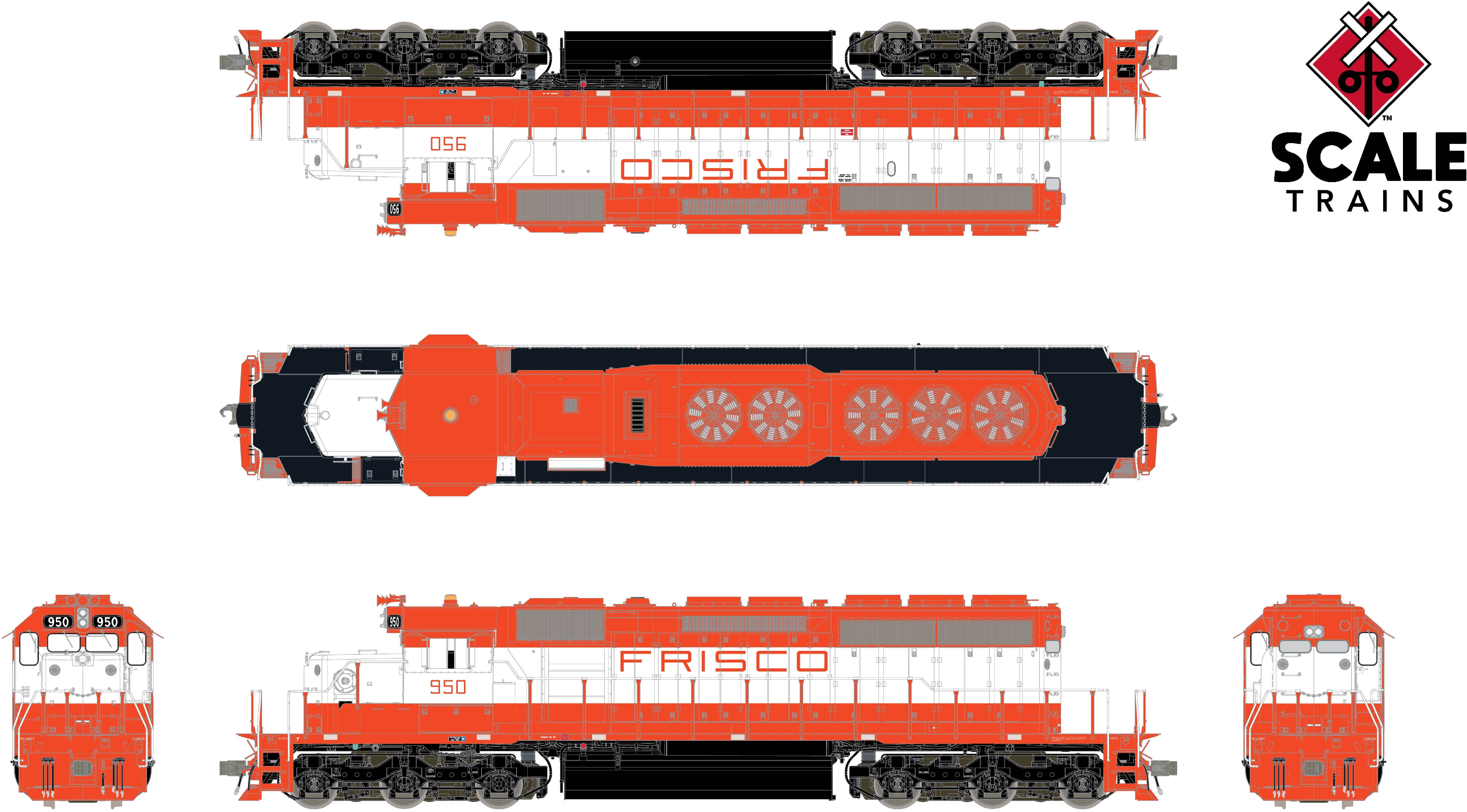 CVR Picture for RC SD40-2 Frisco/SLSF #953 w/DS