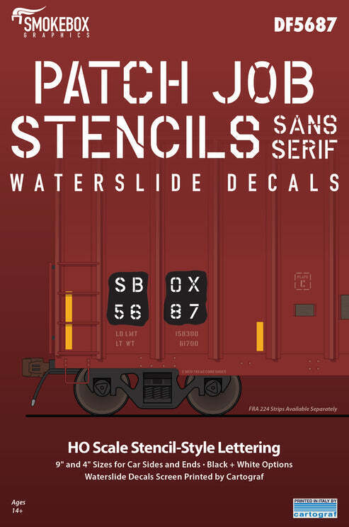 CVR Picture for Patch Job Stencils Sans Serif