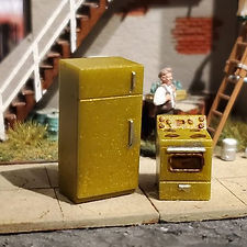 CVR Picture for 1970's Fridge & Stove /2