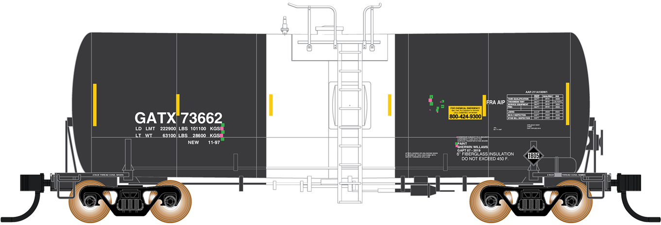 CVR Picture for 19.6kgal tank GATX - White Band